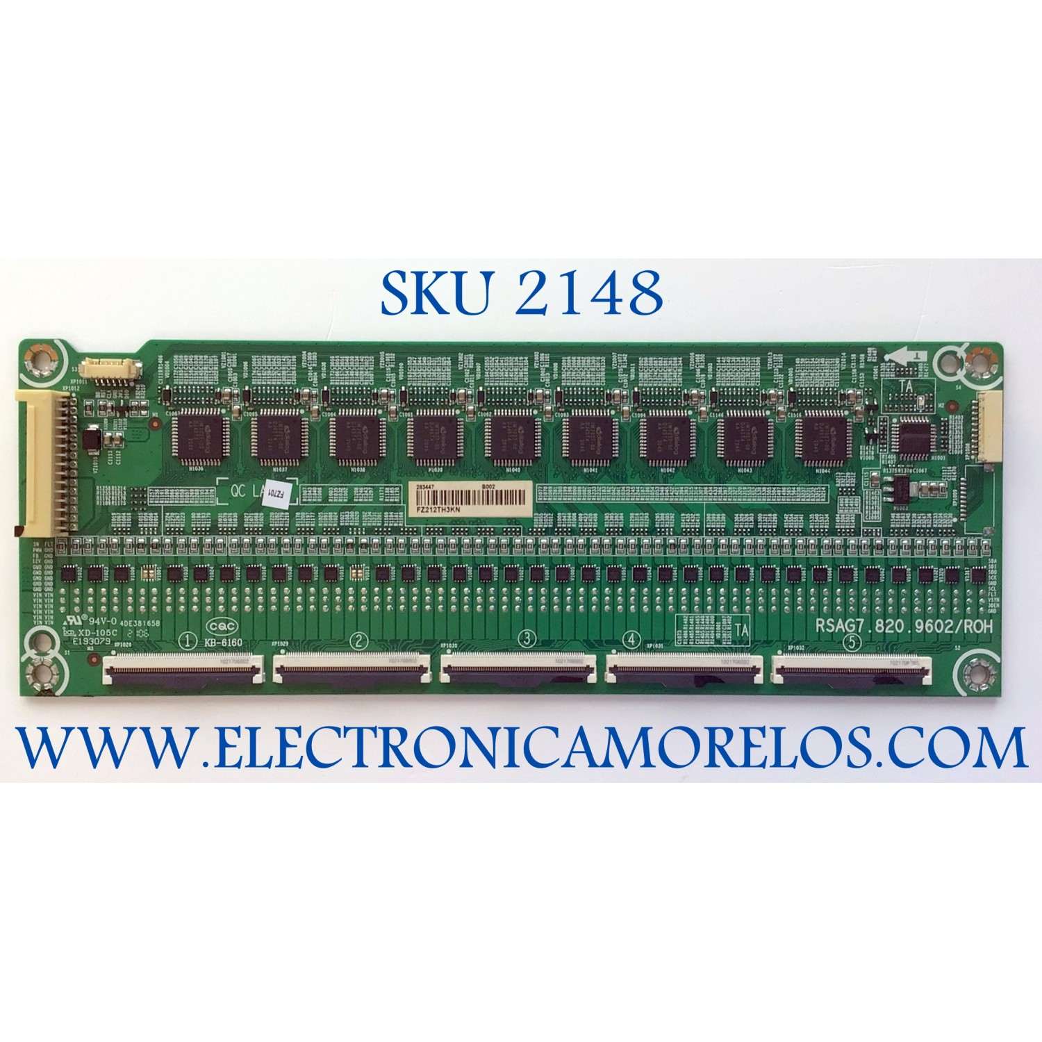 LED DRIVER PARA TV HISENSE / NUMERO DE PARTE 283447 / RSAG7.820.9602/ROH / 4DE38165B / E193079 / PANEL HD550X6U51-T1 / DISPLAY T550QVN07.3 / MODELO 55U8G 55U6FUA / 55U8K 55U6FUA